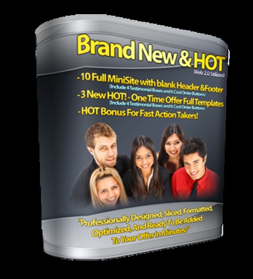 Product picture Web 2.0 MiniSite Templates V7