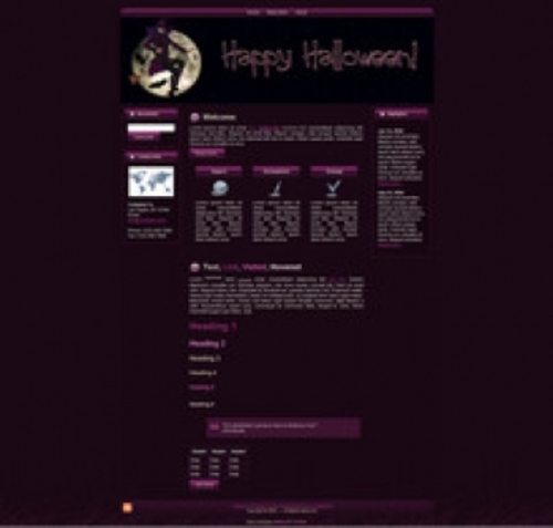Product picture Halloween Witch WP Theme
