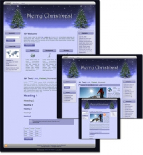 Product picture Christmas Wordpress, Blogger and HTML Templates